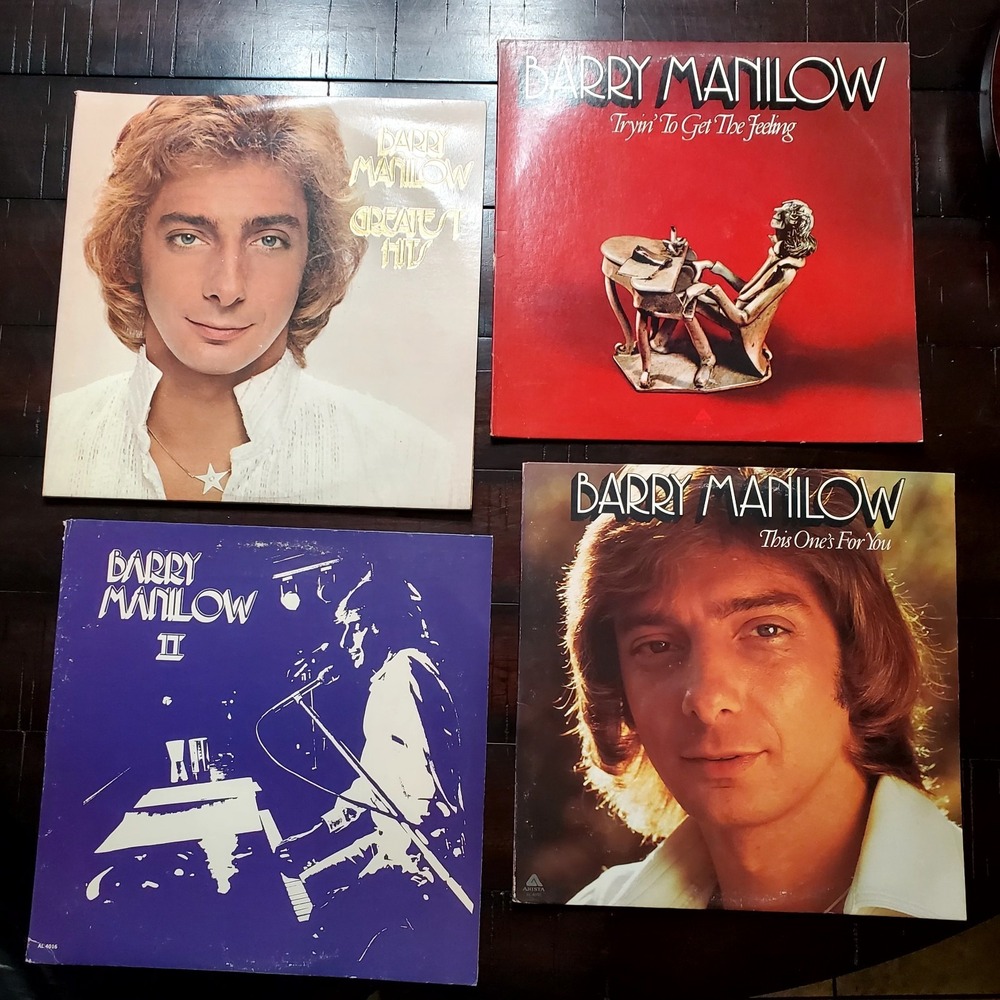 Barry Manilow - Lot of 4 - Vinyl 33 RPM Record Albums Vintage LP